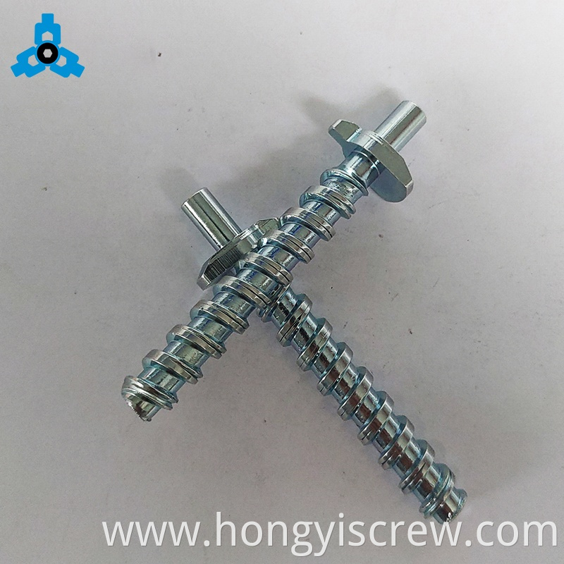 Special Cold Forged Double Ended Machine Trapezoid Head Bolts With Hole OEM Stock Support